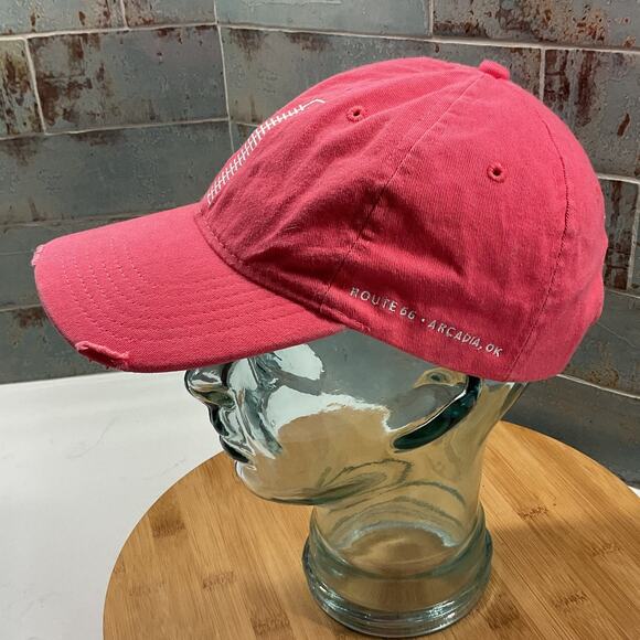 Pops Soda Shop Food Fuel Fizz Route 66 Arcadia OK Pink Bottle Cap - Picture 8 of 13